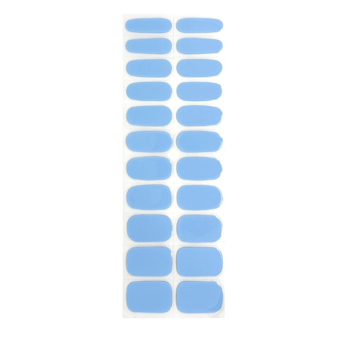 Cornflower Blue No Light Gel Nail Wraps (NLG)