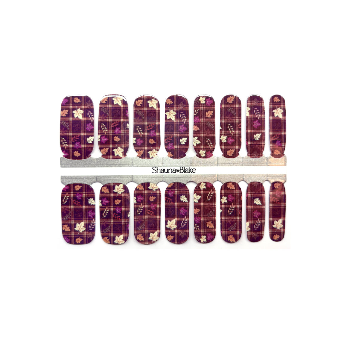 Falling for Plaid Exclusive Design Nail Wraps
