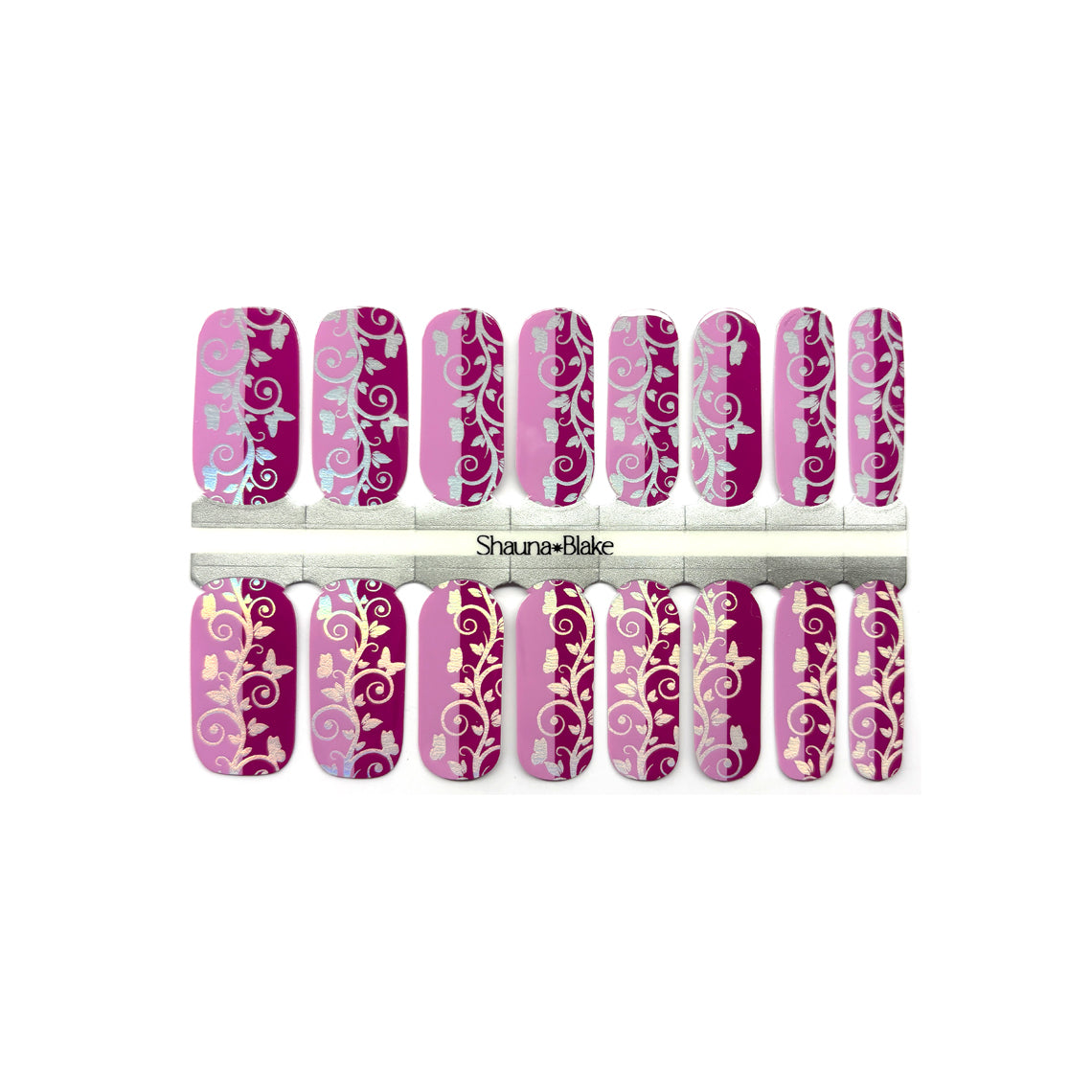 Flutterby Exclusive Design Nail Wraps (HOLO FOIL)