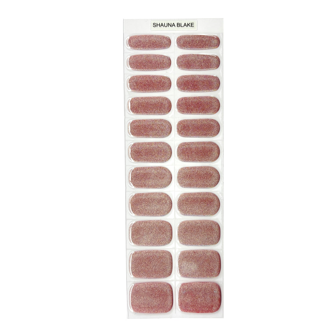 Frosted Mauve No Light Gel Nail Wraps (NLG)