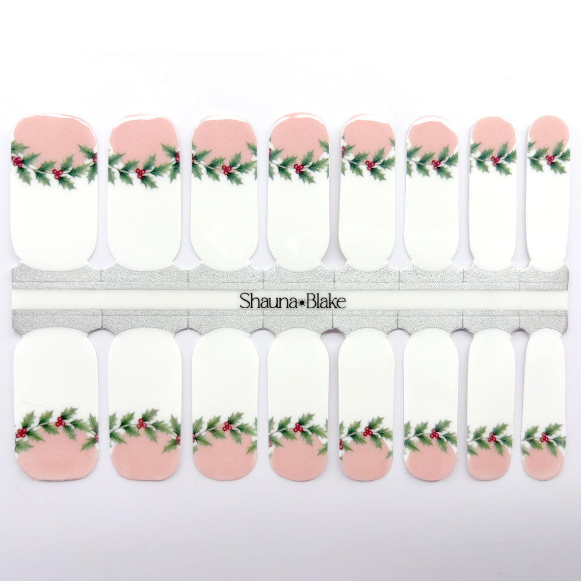Holly Berry French Exclusive Nail Wraps