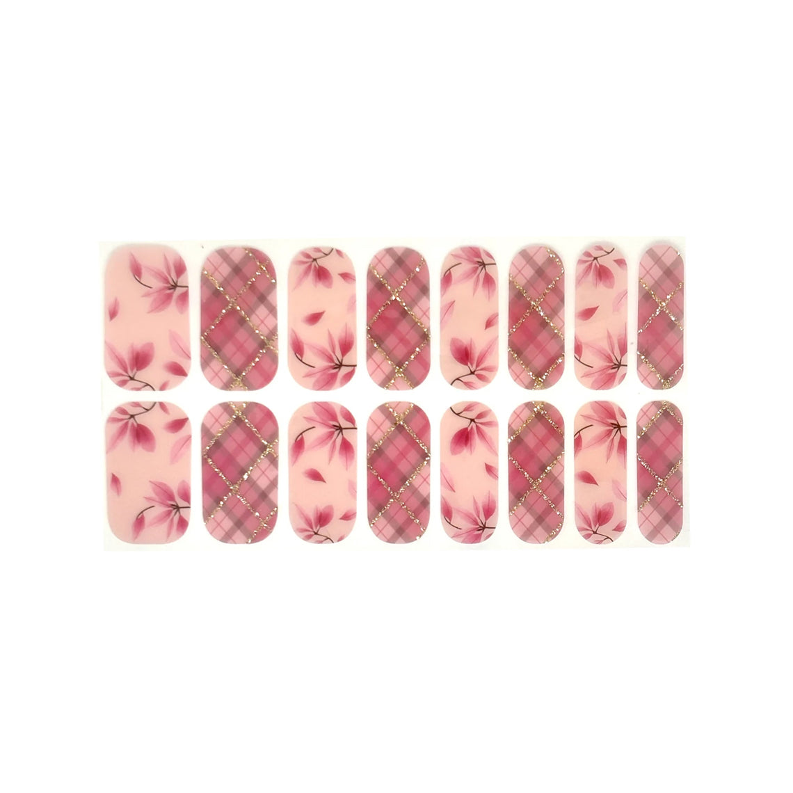 Plaid Botanica Nail Wraps