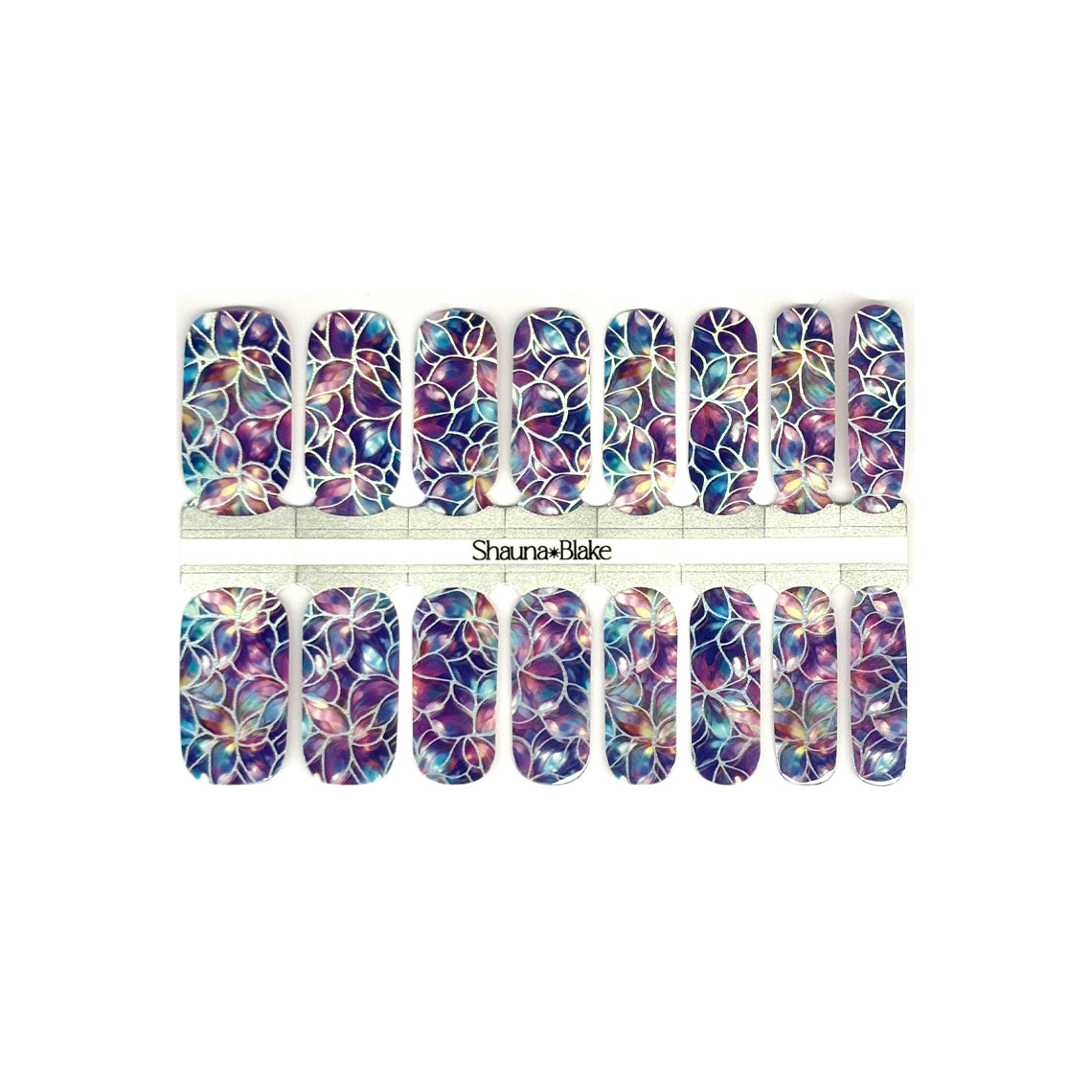 Stellar Stained Glass Exclusive Design Nail Wraps (HOLO FOIL)