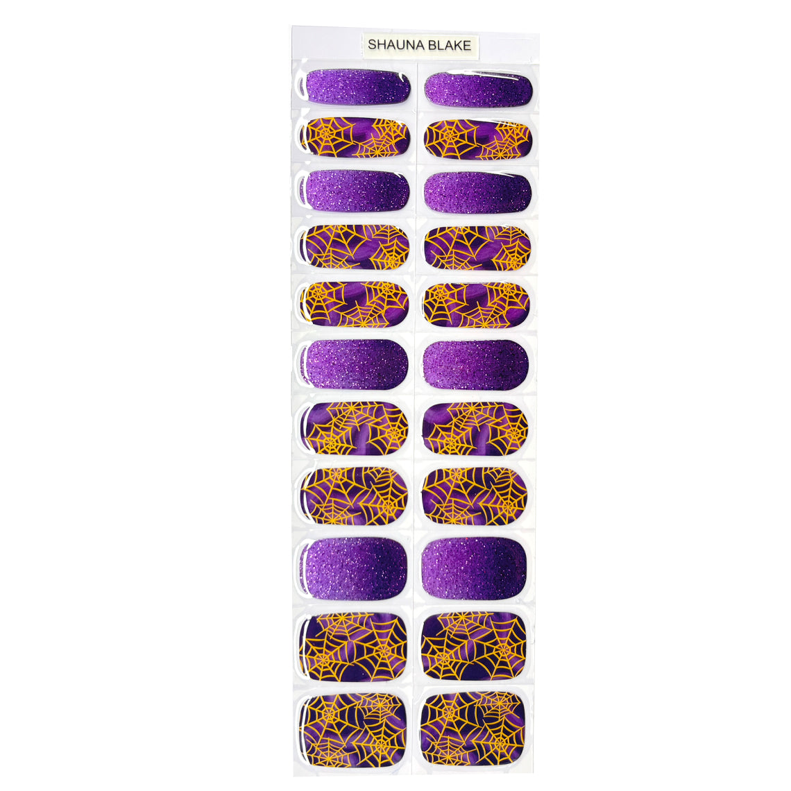Wicked Web No Light Gel Nail Wraps (NLG)