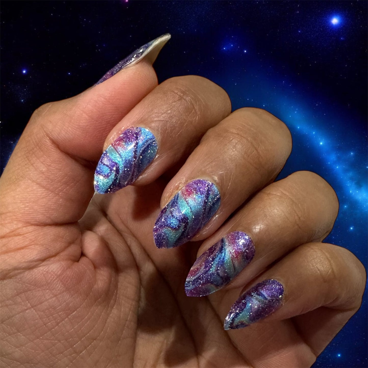 Aurora Dreams Exclusive No Light Gel Nail Wraps (NLG)