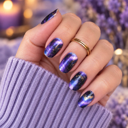 Amethyst Geode Exclusive Nail Wraps (PEARL)