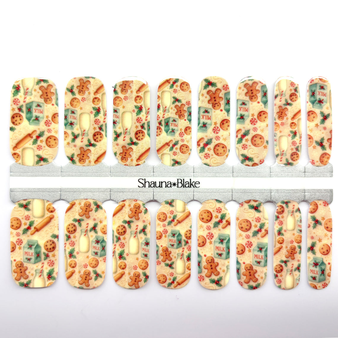 Baking for Santa Exclusive Design Nail Wraps