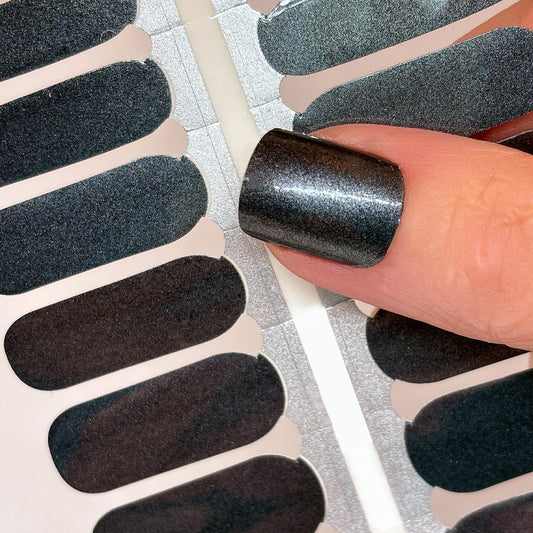 Black Pearl Exclusive Design Nail Wraps (PEARL)