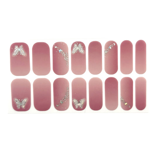 Butterfly Bliss Nail Wraps (HOLO/GLITTER)