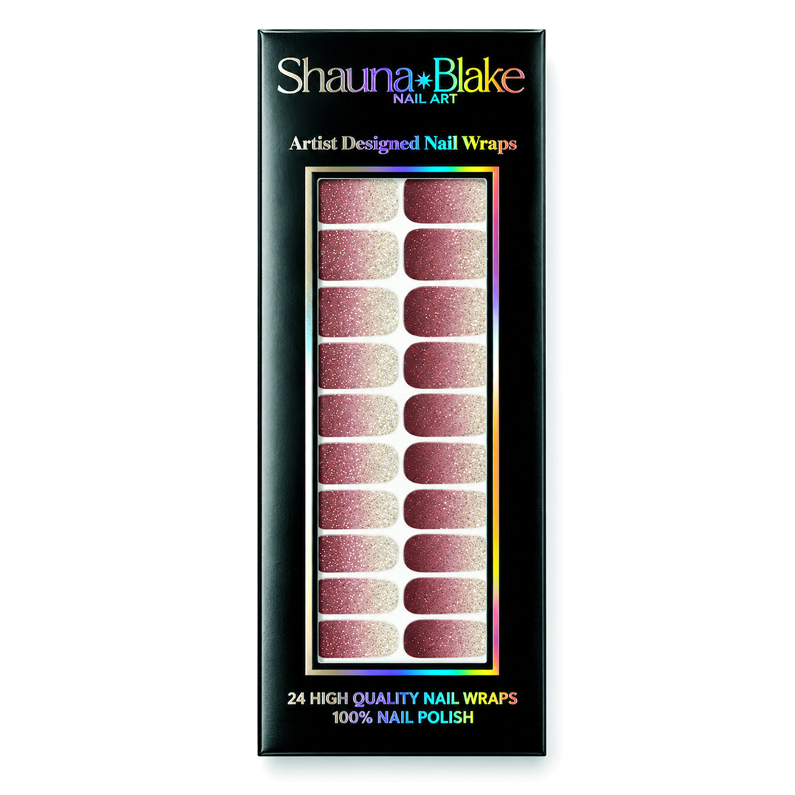 Cranberry Ice Exclusive Nail Wraps (GLITTER)