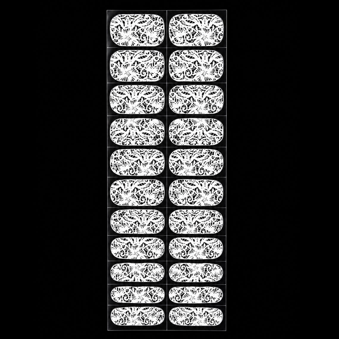Elegant Lace No Light Gel Nail Wraps (NLG)