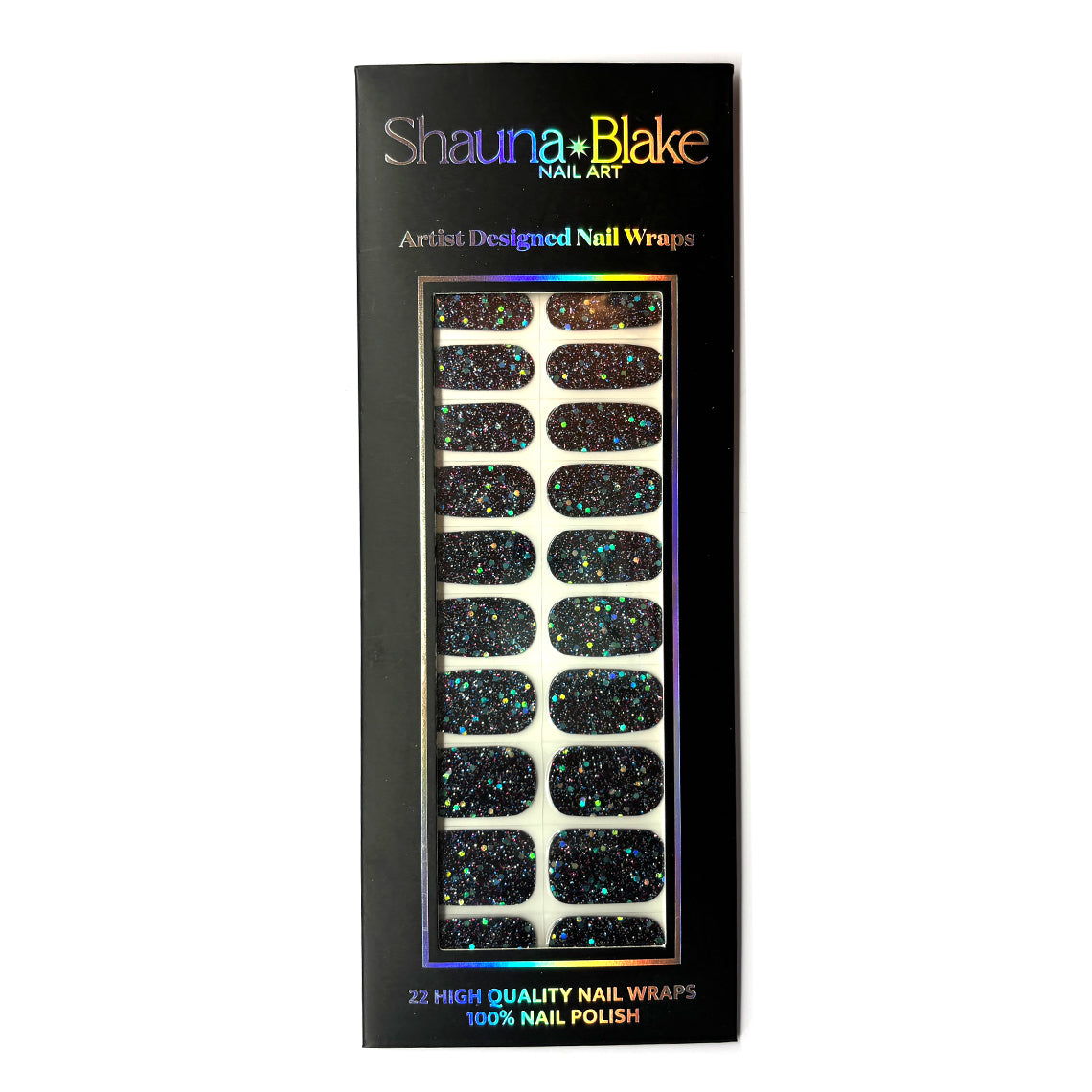 Festive Night No Light Gel Nail Wraps (NLG)