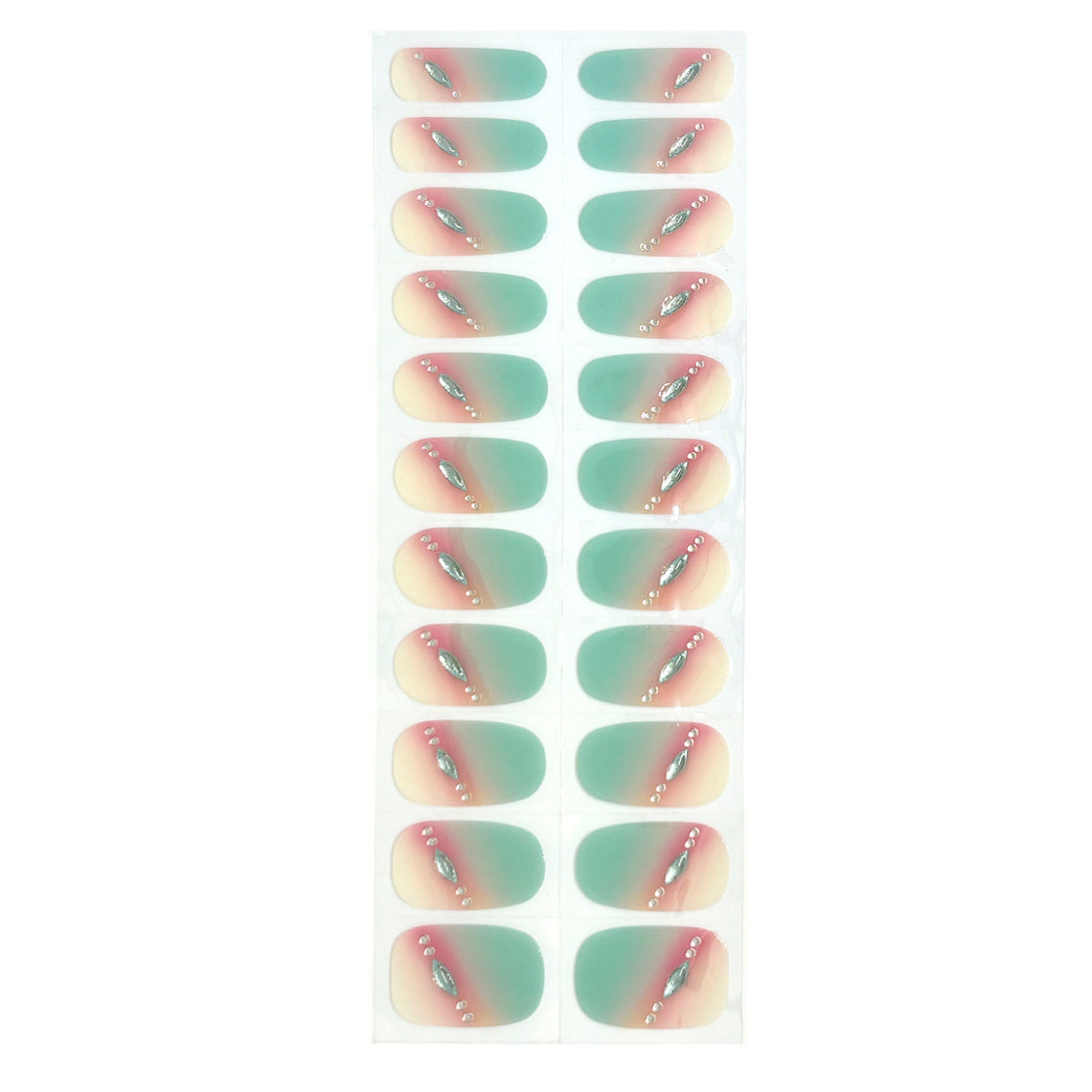 Florida Coast Gem No Light Gel Nail Wraps (NLG)(GEMS)