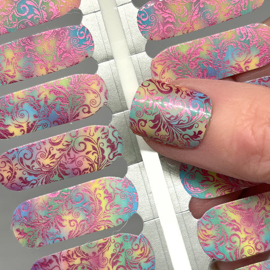 Flourish Exclusive Design Nail Wraps (FOIL)