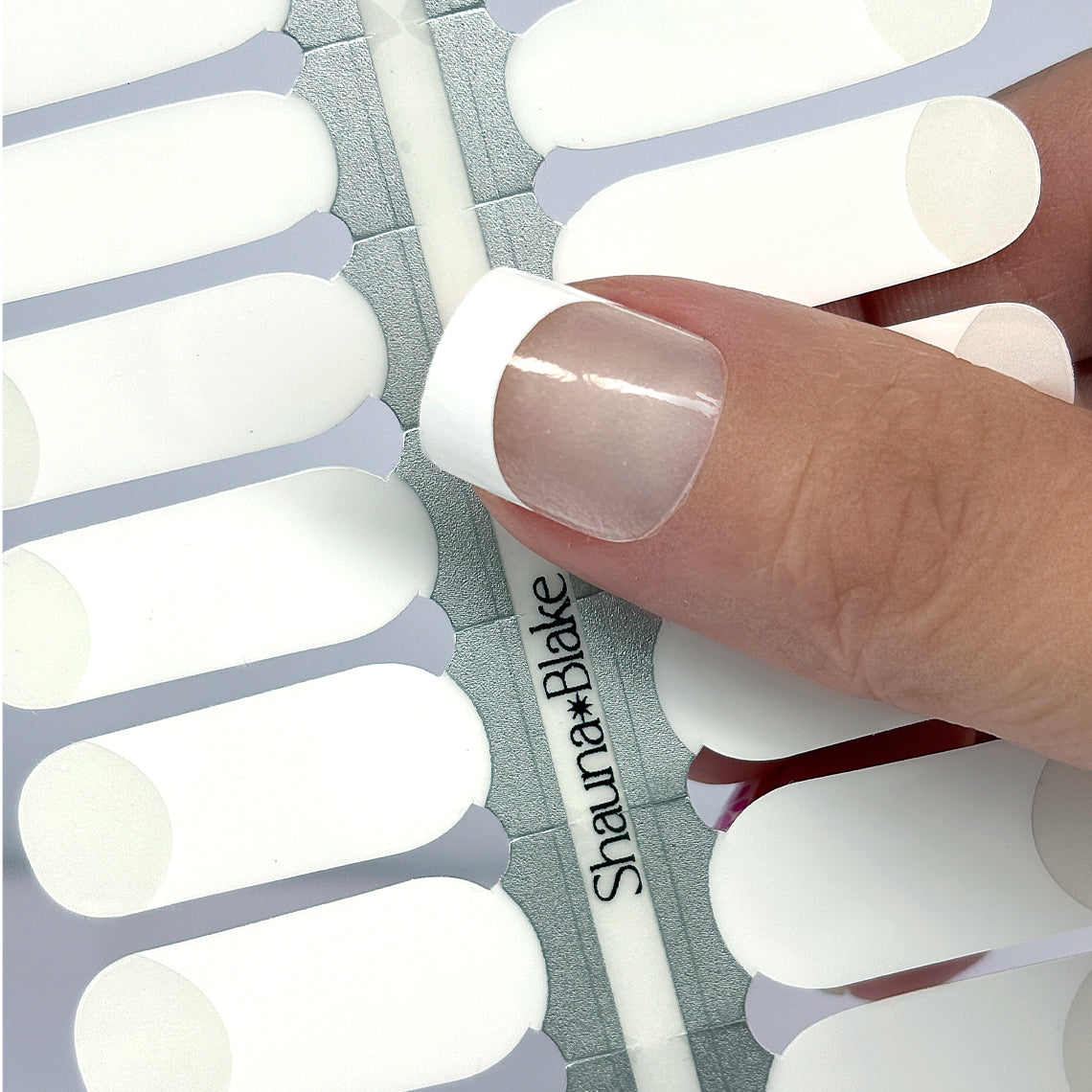 French Tips - White Nail Wraps