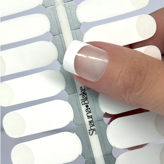 French Tips - White Nail Wraps
