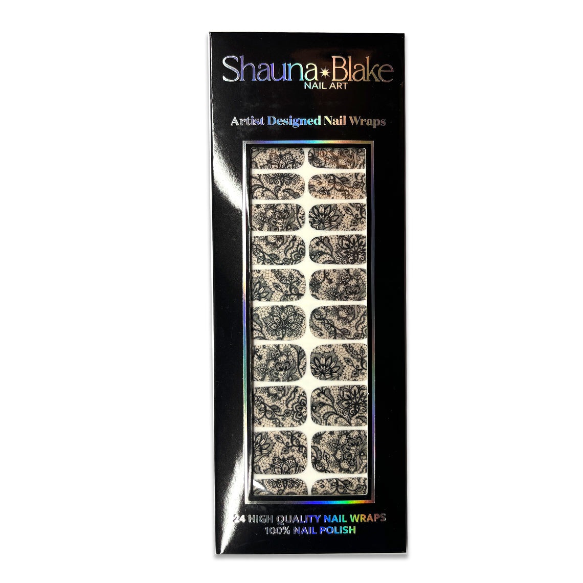 Gothic Lace Nail Wraps