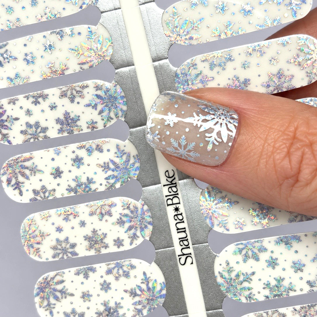 Holo Snowflakes Exclusive Overlay Nail Wraps (HOLO)