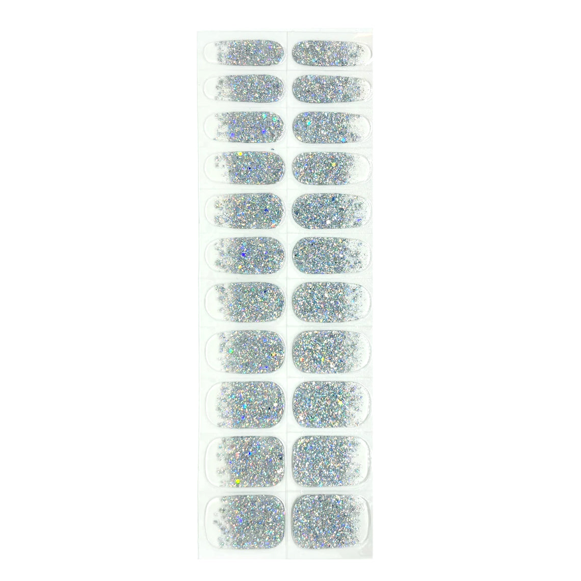 Holographic Glitter No Light Gel Nail Wraps (NLG)