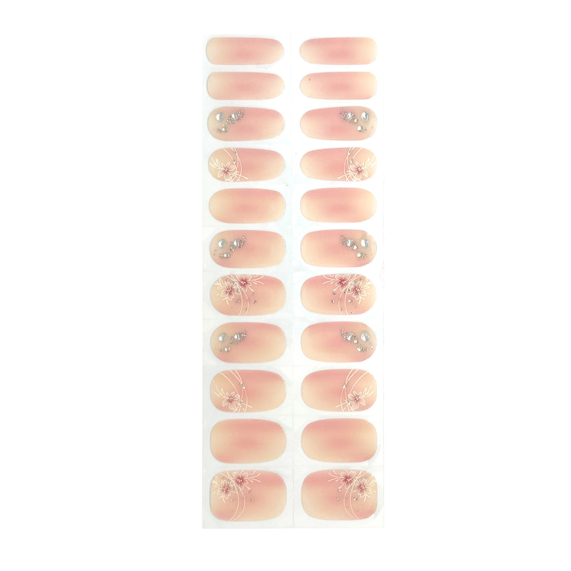 Jeweled Bliss No Light Gel Nail Wraps (NLG) (GEMS)