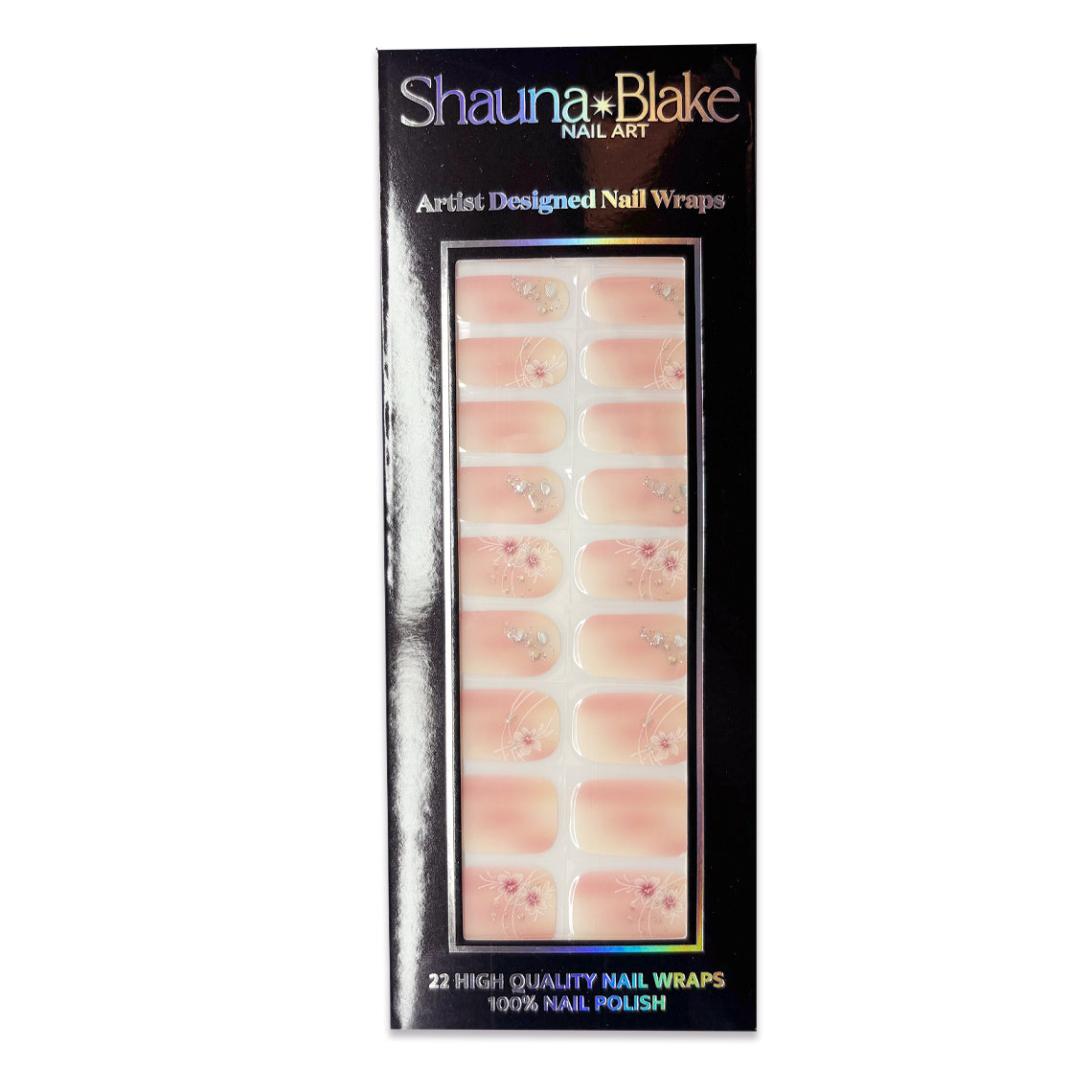 Jeweled Bliss No Light Gel Nail Wraps (NLG) (GEMS)