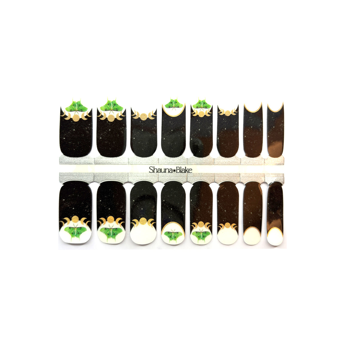 Luna French Exclusive Design Nail Wraps (HOLO FOIL)