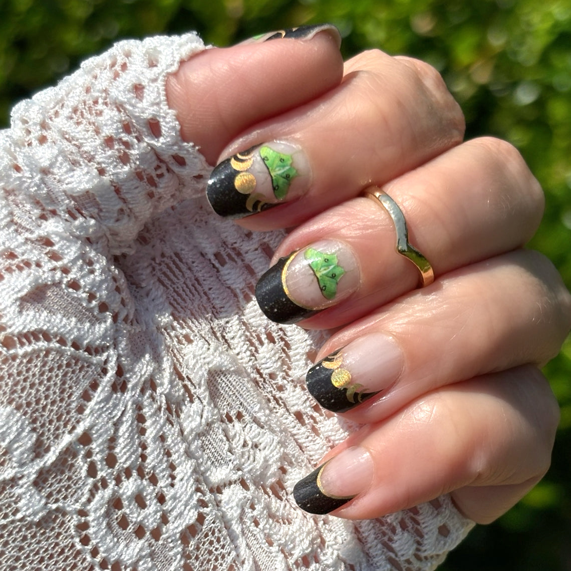 Luna French Exclusive Design Nail Wraps (HOLO FOIL)