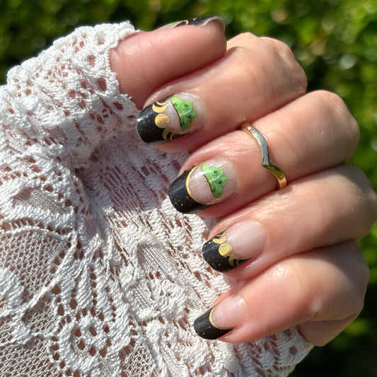 Luna French Exclusive Design Nail Wraps (HOLO FOIL)