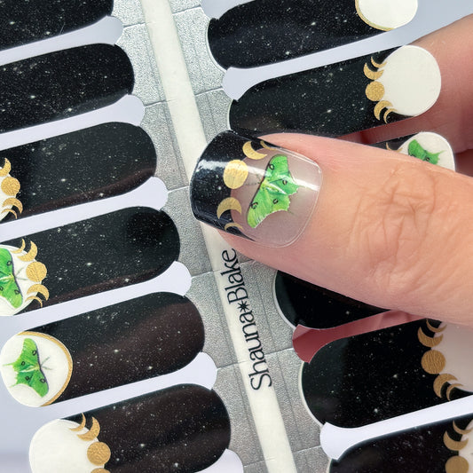 Luna French Exclusive Design Nail Wraps (HOLO FOIL)