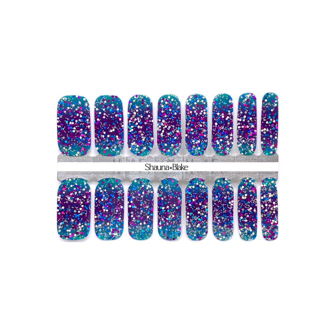 Mermaid Bling Glitter Nail Wraps