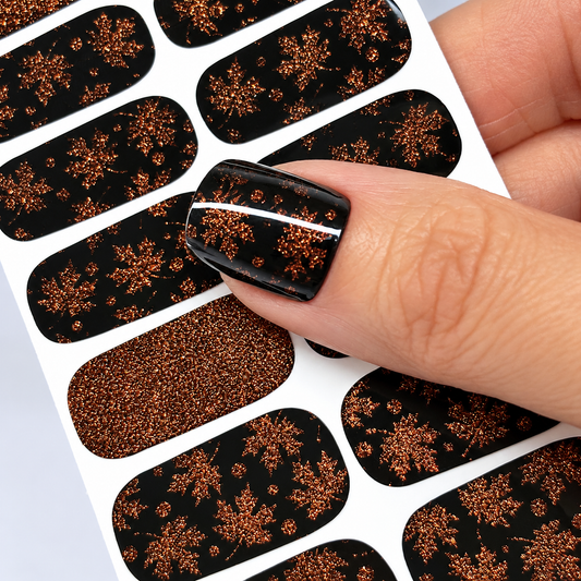 Mystic Maple Leaf Exclusive Nail Wraps (Color Shift)