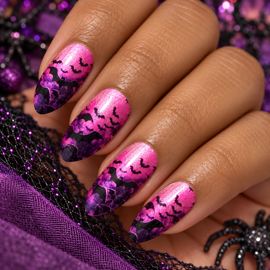 Neon Nightwing Nail Wraps (PEARL)