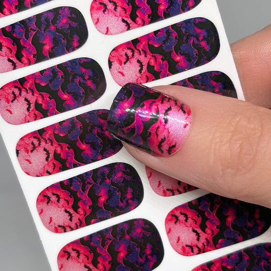 Neon Nightwing Nail Wraps (PEARL)