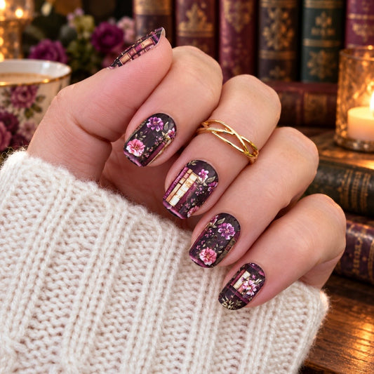 Novel Romance Exclusive Design Nail Wraps