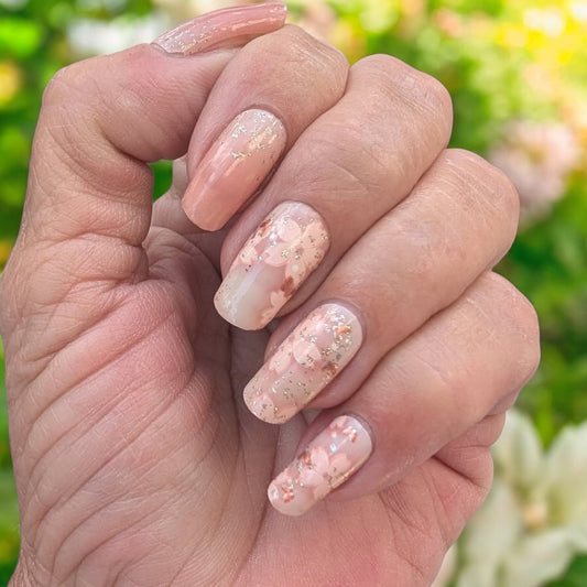 Peach Blossom Nail Wraps