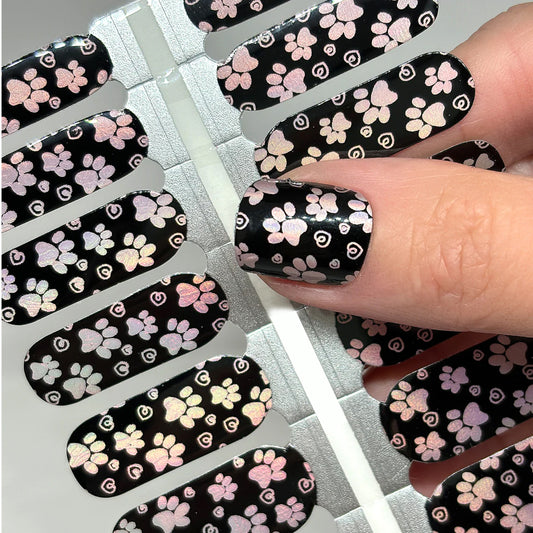 Precious Paws Exclusive Design Nail Wraps (HOLO)