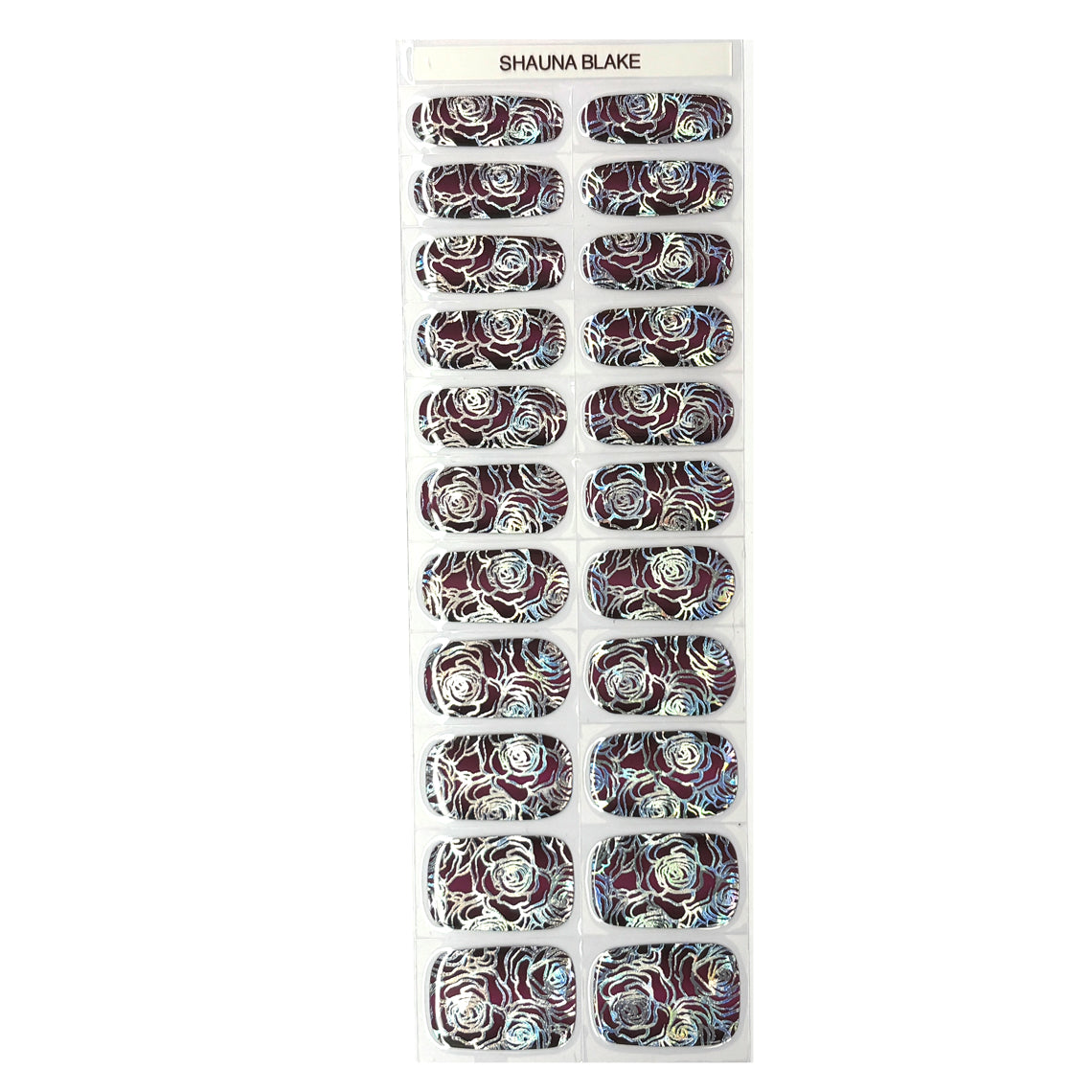 Royal Rose Exclusive No Light Gel Nail Wraps (NLG) (HOLO)