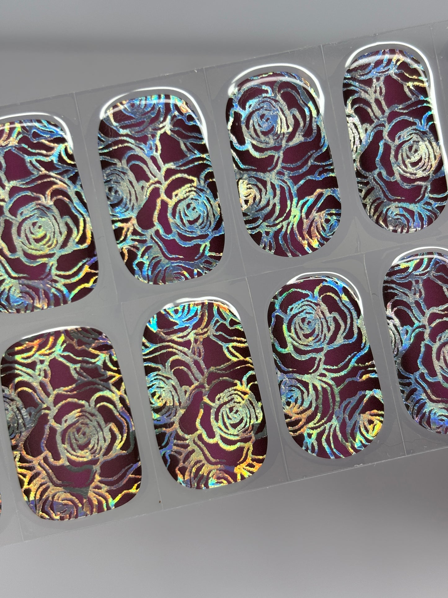 Royal Rose Exclusive No Light Gel Nail Wraps (NLG) (HOLO)