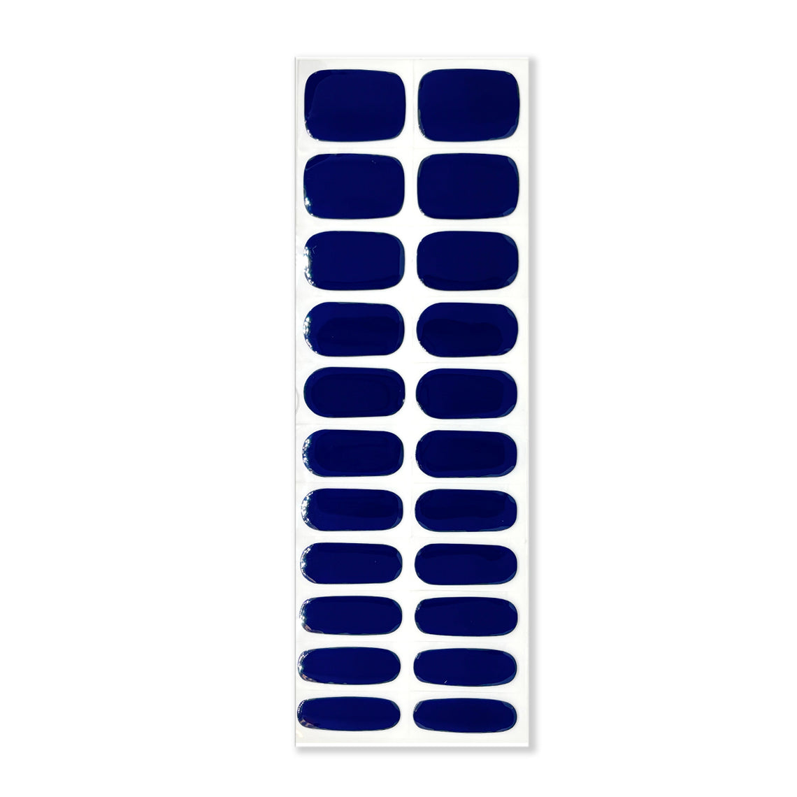 Sapphire Solid No Light Gel Nail Wraps (NLG)