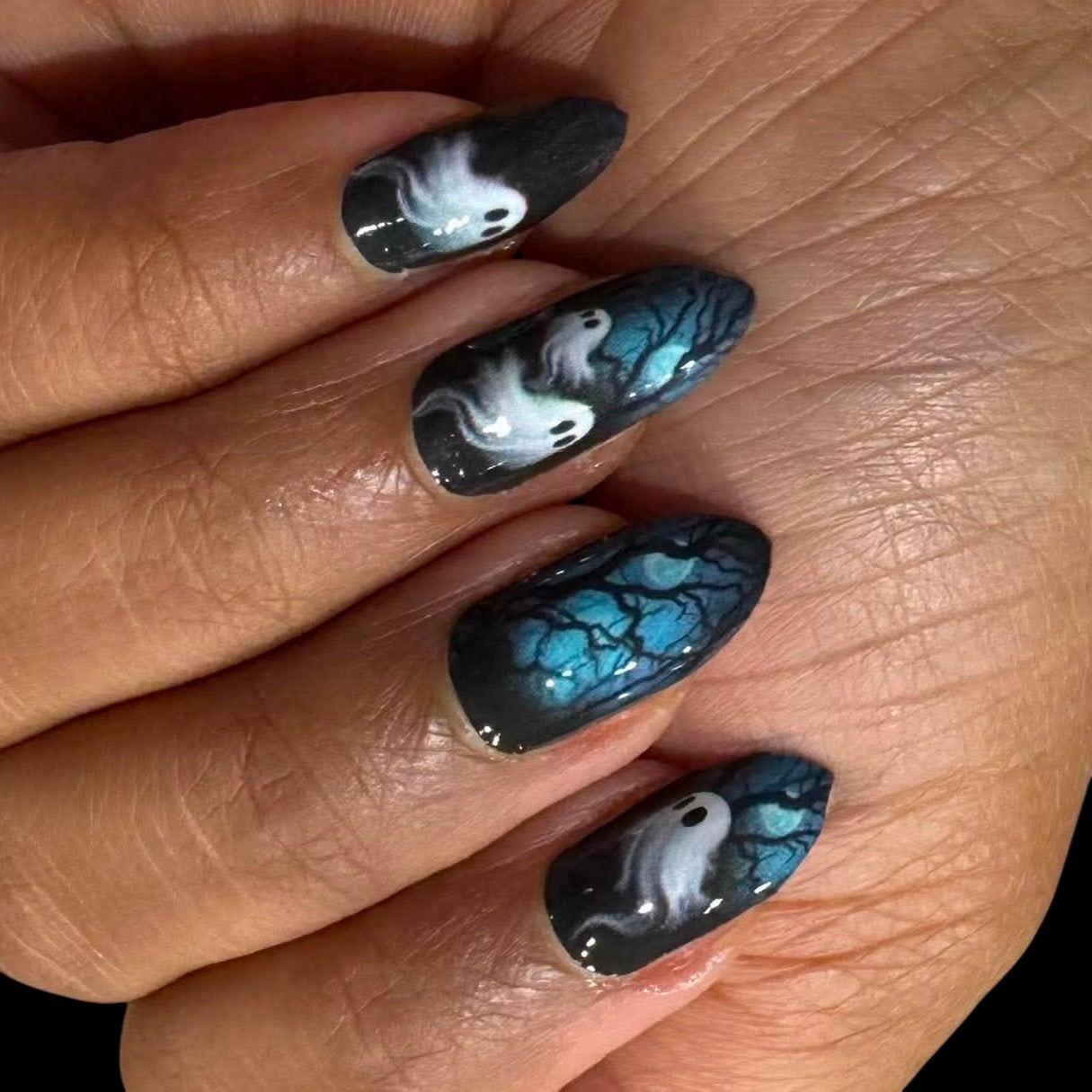 Spectral Night Exclusive Design Nail Wraps