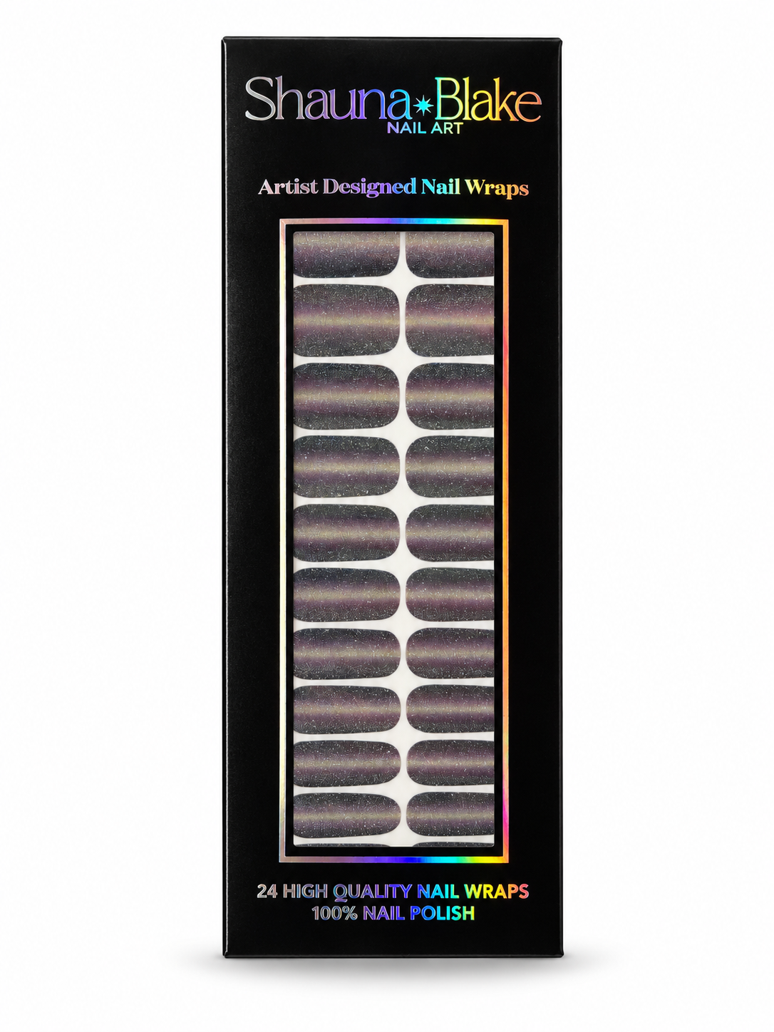 Twilight Shimmer Nail Wraps (Cat's Eye Glitter)