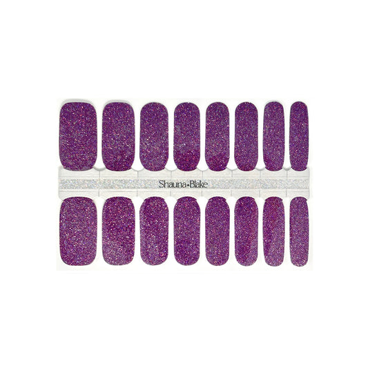 Vintage Violet Glitter Exclusive Color Nail Wraps