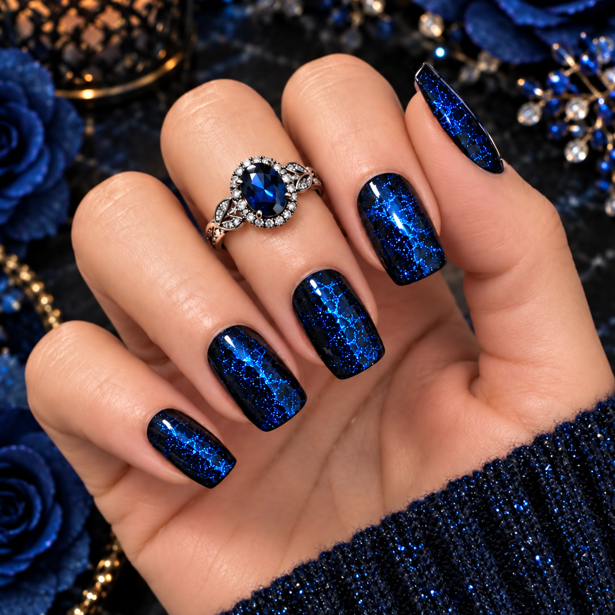 Gothic Thorns Exclusive Nail Wraps (Color Shift)