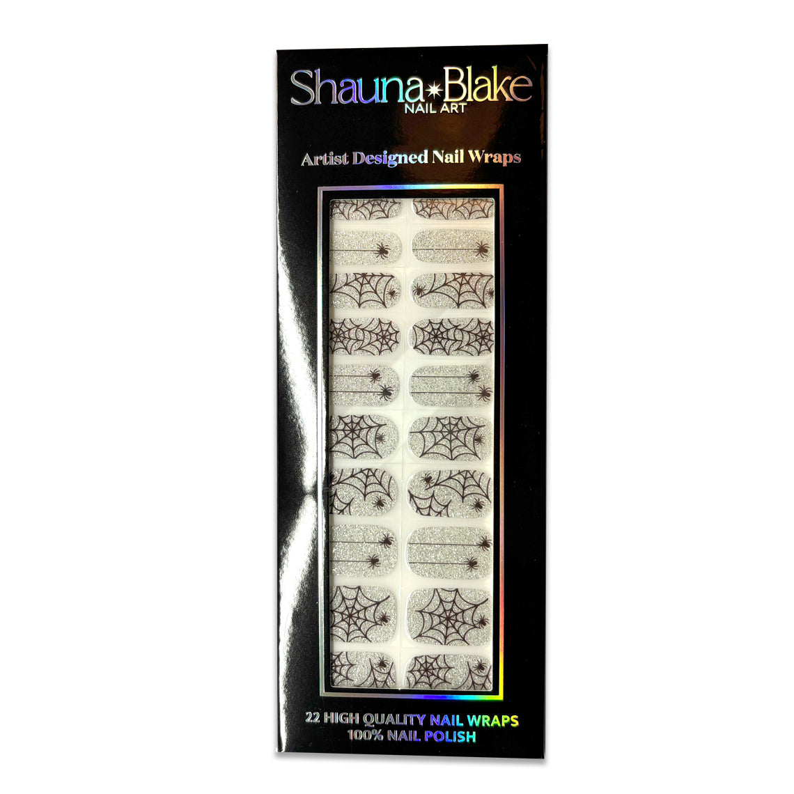 Webtastic Exclusive Glitter No Light Gel Nail Wraps (NLG)