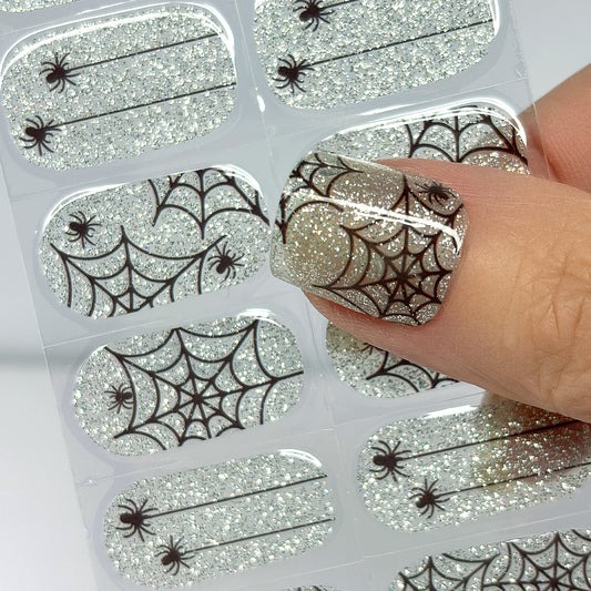 Webtastic Exclusive Glitter No Light Gel Nail Wraps (NLG)
