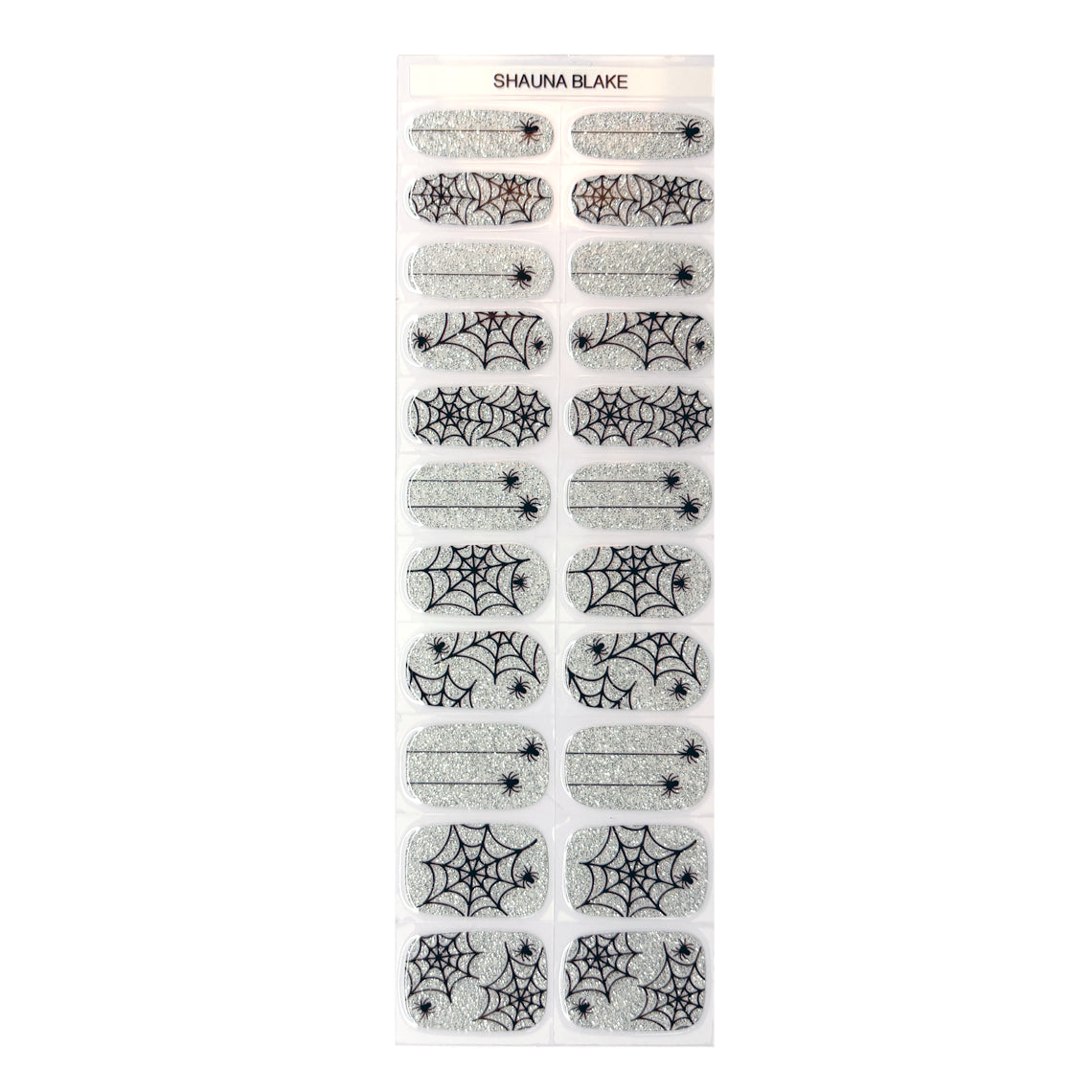 Webtastic Exclusive Glitter No Light Gel Nail Wraps (NLG)