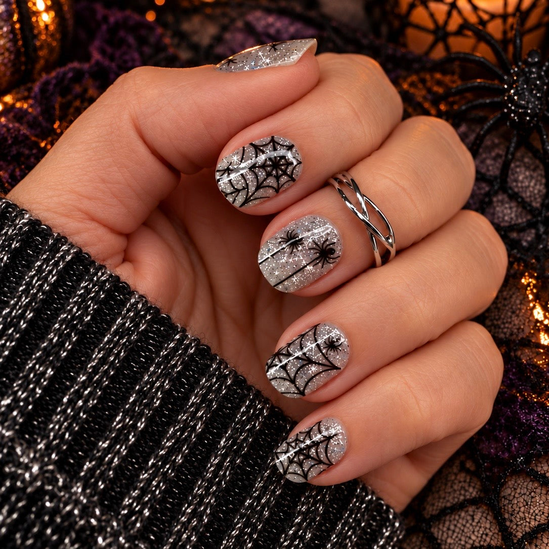Webtastic Exclusive Glitter No Light Gel Nail Wraps (NLG)