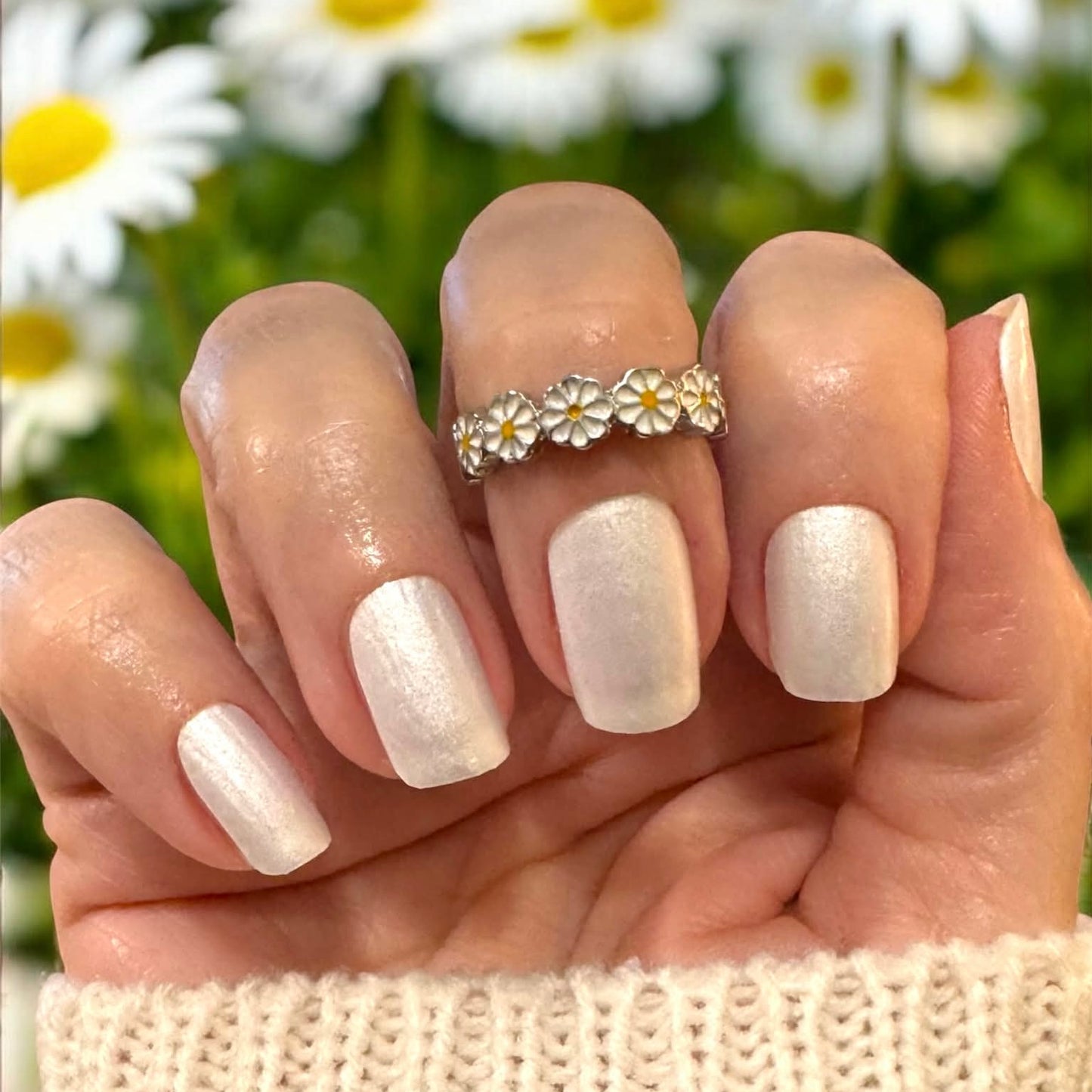 White Pearl Nail Wraps (PEARL)