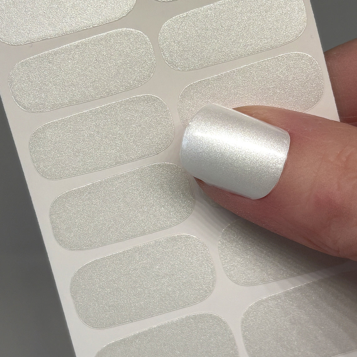 White Pearl Nail Wraps (PEARL)