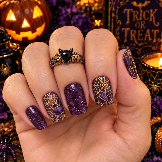 Wicked Web No Light Gel Nail Wraps (NLG)